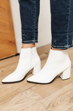 Amari Ankle Boots in White