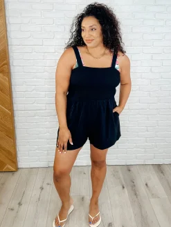 Assume the Best Square Neck Romper - 3/11