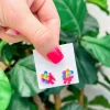 Birthday Balloons Acrylic Stud Earrings