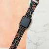 'BOO' Neon Printed Silicone Smart Watch Band