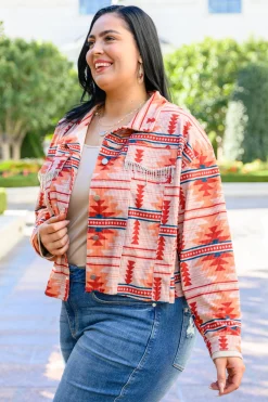 Breaking Free Western Print Jacket