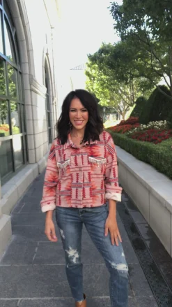 Breaking Free Western Print Jacket