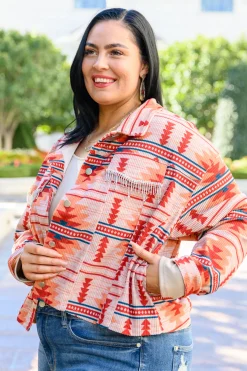 Breaking Free Western Print Jacket