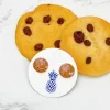 Chocolate Chip Cookie Signature Enamel Stud Earrings