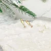 Christmas Bubbly Enamel Stud Earrings by Prep Obsessed