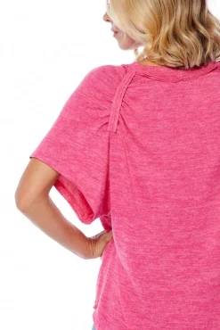 Claremont Tee by Mud Pie - Pink