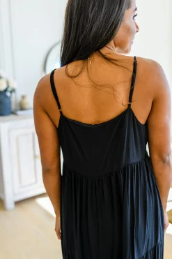 Classically Cool Tiered Maxi Dress