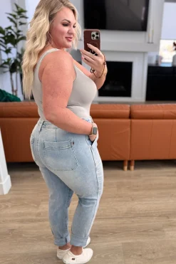 Cooper High Rise Vintage Denim Jogger by Judy Blue