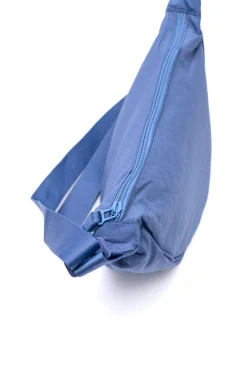 Essentially Everything Round Mini Crossbody Bag in Dusty Blue