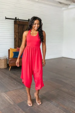 Good Idea Jumpsuit in Red