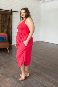 Good Idea Jumpsuit in Red