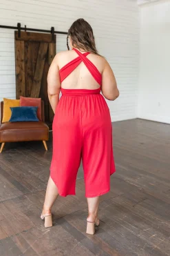 Good Idea Jumpsuit in Red