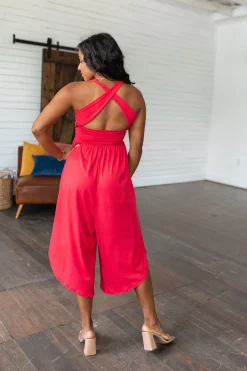 Good Idea Jumpsuit in Red