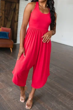 Good Idea Jumpsuit in Red