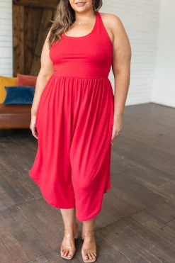 Good Idea Jumpsuit in Red