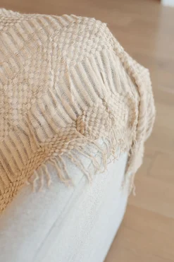 Graham Blanket Single Cuddle Size in Beige