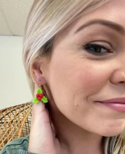 Holly Clay Dangle Earrings