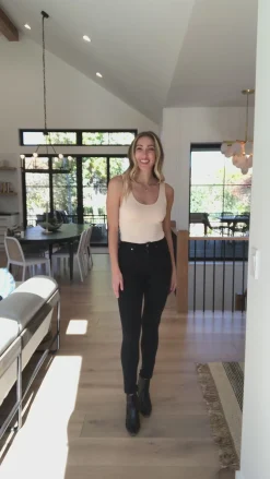 Keep Me Around Bodysuit in Beige