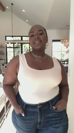 Keep Me Around Bodysuit in Beige