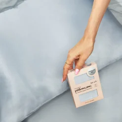 King Satin Pillowcase - Haze Blue