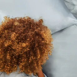 King Satin Pillowcase - Haze Blue