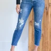 Kyla Destroyed Hi Waist Relaxed Fit by Judy Blue