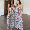 Life of the Party Floral Jumpsuit in Green