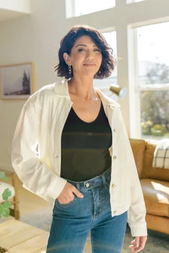 Loretta Rhinestone Fringe Jacket