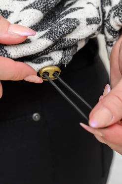 Lounge Day Hoodie in Black & White (Ships in 1-2 Weeks)