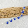 Magnetic Enamel Bracelet - Blue Crab