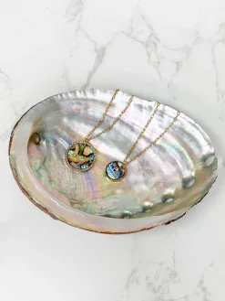 Mama & Mini Abalone Necklace Set