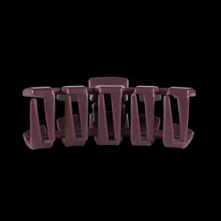 Medium Teleties Claw Clip - Burgundy Bliss