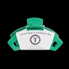 Medium Teleties Open Claw Clip - Green Come True