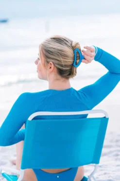 Medium Teleties Open Claw Clip - Bora Bora