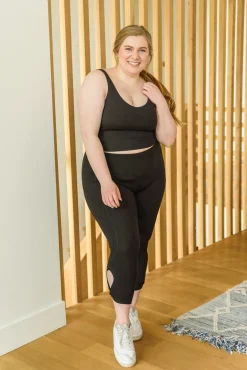 Move With Me Black Tank