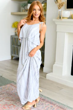 No More Grey Skies Maxi Dress