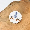 Paddle Enamel Studs by Prep Obsessed