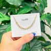 Petite Infinity Linked Chain Necklace - Gold