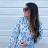 Peyton Long Sleeve Quarter-Zip by Simply Southern - Oyster