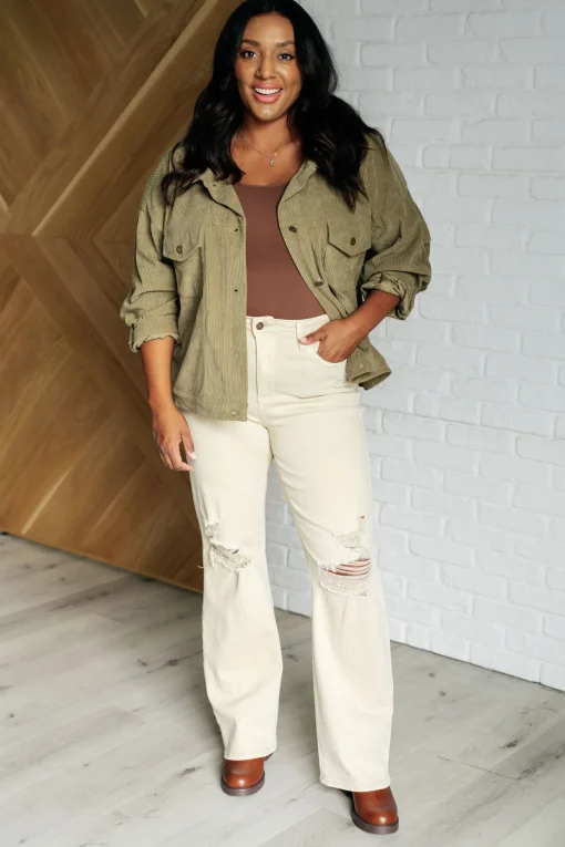 Primrose Corduroy Jacket in Olive