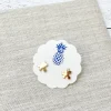Puzzle Piece Stud Earrings - Gold