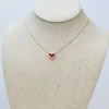 Red Heart Pendant Necklace