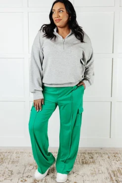 Rogue Runner Half Zip Jacket in Heather Grey