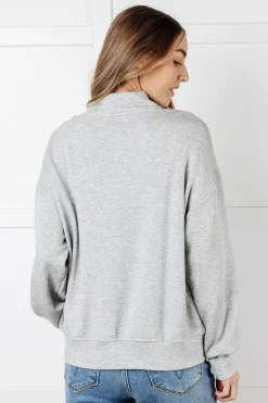 Rogue Runner Half Zip Jacket in Heather Grey