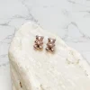 Rose Gold Gummy Bear Stud Earrings