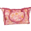 Sanibel Fringe Tote in Pink