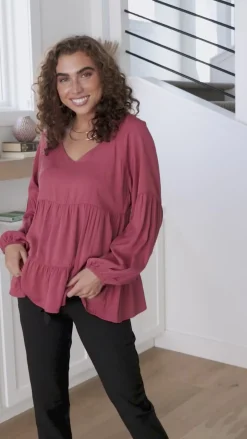 Sassy Swing Tiered Top