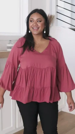 Sassy Swing Tiered Top