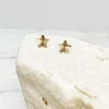 Shining Star Stud Earrings - Gold