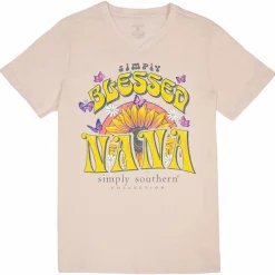 'Simply Blessed Nana' Short Sleeve V-Neck Tee by Simply Southern